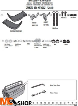 KAPPA OSŁONY HANDBARY CF MOTO MULTITERRAIN 650 MT