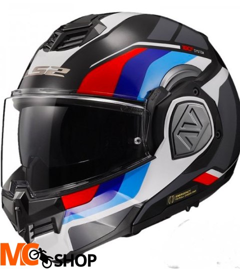 LS2 KASK SZCZĘKOWY FF906 ADVANT SPORT BLACK BLU RE