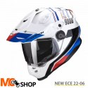 SCORPION KASK DUALE ADF-9000 AIR DESERT WHITE - BL