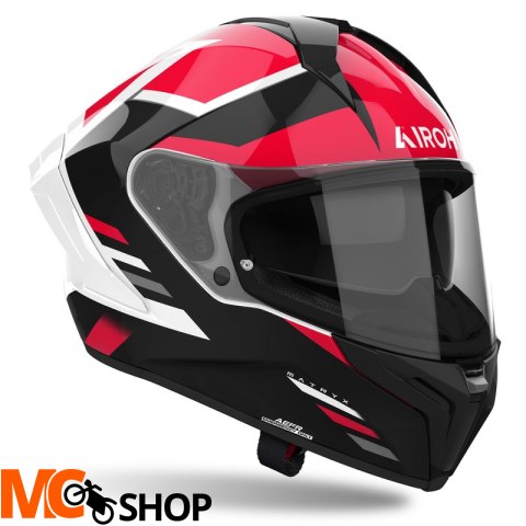 AIROH KASK INTEGRALNY MATRYX THRON RED GLOSS