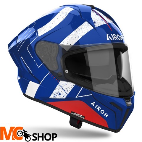 AIROH KASK MATRYX SCOPE BLUE/RED GLOSS