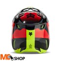 FOX KASK OFF-ROAD V3 REVISE RED/YELLOW