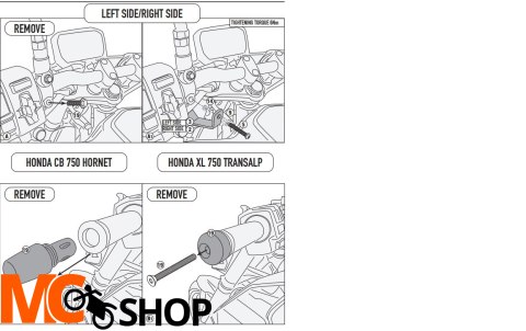 GIVI DODATKOWE HANDBARY HONDA CB 750 HORNET '23