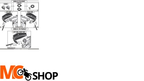 GIVI DODATKOWE HANDBARY HONDA CB 750 HORNET '23