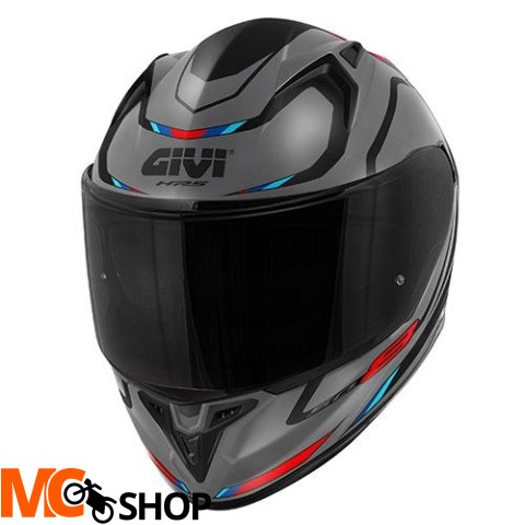 GIVI KASK INTEGRALNY 50.8 MACH 1 Z BLĘDĄ SZARY MAT