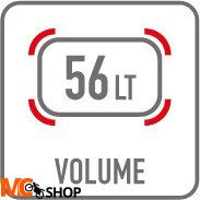 GIVI KUFER CENTRALNY TREKKER ALASKA 56LT BLACK LIN