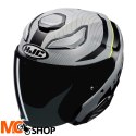 HJC KASK OTWARTY F31 NABY GREY/BLACK