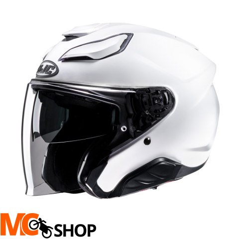 HJC KASK OTWARTY F31 SOLID PEARL WHITE