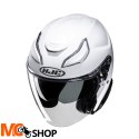 HJC KASK OTWARTY F31 SOLID PEARL WHITE