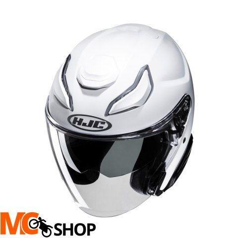 HJC KASK OTWARTY F31 SOLID PEARL WHITE