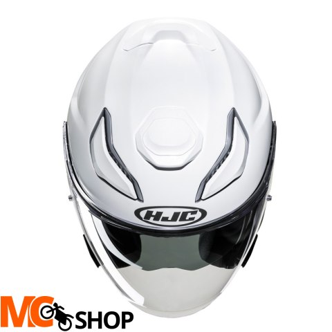 HJC KASK OTWARTY F31 SOLID PEARL WHITE