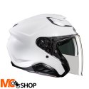 HJC KASK OTWARTY F31 SOLID PEARL WHITE