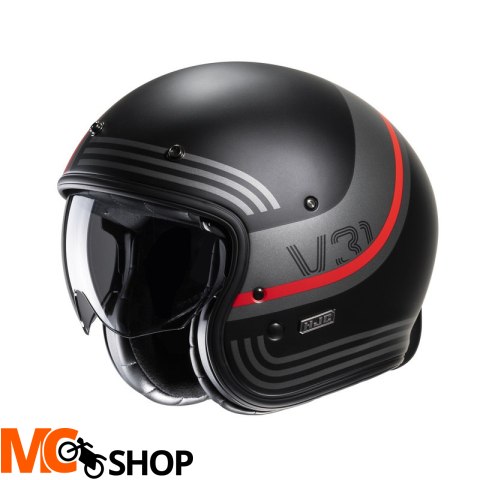 HJC KASK OTWARTY V31 BYRON BLACK/RED