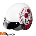 HJC KASK OTWARTY V31 DESTO WHITE/RED