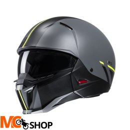 HJC KASK SYSTEMOWY I20 BATOL GREY/YELLOW