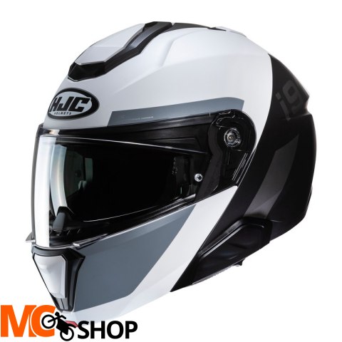 HJC KASK SYSTEMOWY I91 BINA GREY/WHITE