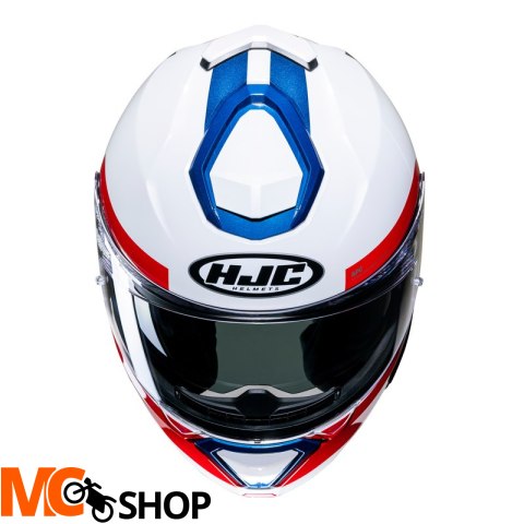 HJC KASK SYSTEMOWY I91 BINA WHITE/BLUE