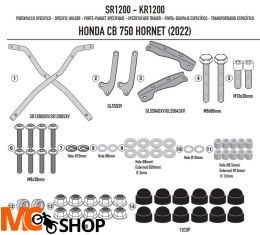 KAPPA STELAŻ KUFRA CENTRALNEGO HONDA CB 750 HORNET
