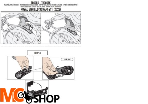 KAPPA STELAŻ POD SAKWY REMOVE-X ROYAL ENFIELD SCR