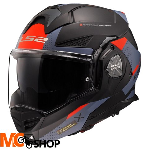 LS2 KASK SZCZĘKOWY FF901 ADVANT X OBLIVION M BL BL