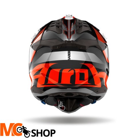 AIROH KASK OFF-ROAD AVIATOR 3 SABER ORANGE GLOSS