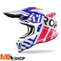 AIROH KASK OFF-ROAD STRYCKER BRAVE BLUE/RED GLOSS