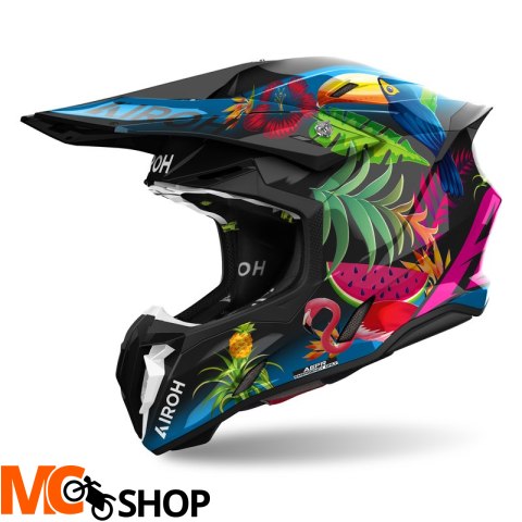 AIROH KASK OFF-ROAD TWIST 3 AMAZONIA GLOSS