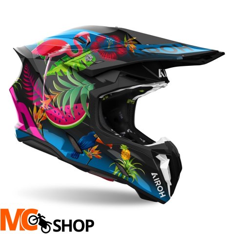 AIROH KASK OFF-ROAD TWIST 3 AMAZONIA GLOSS