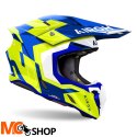 AIROH KASK OFF-ROAD TWIST 3 DIZZY BLUE/YELLOW GLOS