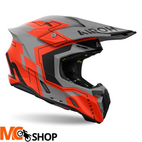 AIROH KASK OFF-ROAD TWIST 3 DIZZY ORANGE FLUO MATT