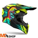 AIROH KASK OFF-ROAD WRAAAP CYBER YELLOW MATT