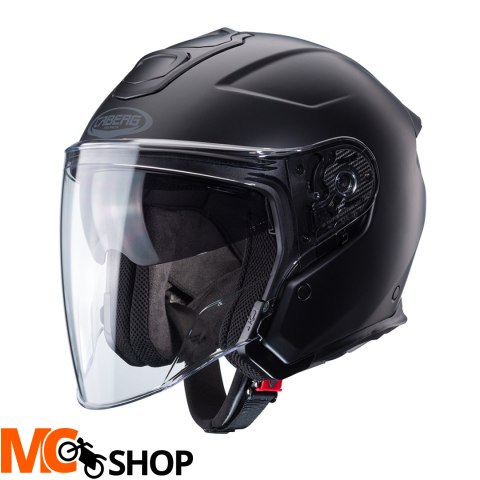 CABERG KASK OTWARTY JET FLYON II BLACK CZARNY MAT