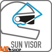 GIVI KASK SZCZĘKOWY X.27 SECTOR BIAŁY GRAFIKA FLU