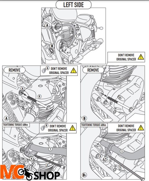 GIVI OSŁONA SILNIKA GMOLE ROYAL ENFIELD Super Mete