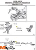 GIVI STELAŻ KUFRÓW BOCZNYCH V35 /V37/K33 YAMAHA T