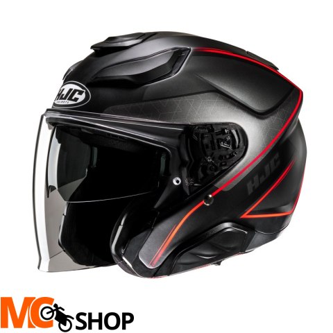 HJC KASK OTWARTY F31 LUDI BLACK/RED