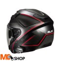 HJC KASK OTWARTY F31 LUDI BLACK/RED