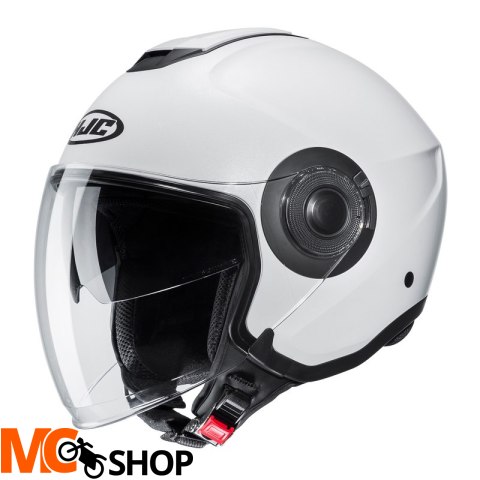 HJC KASK OTWARTY I40N SOLID SEMI FLAT PEARL WHITE