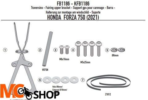 KAPPA POPRZECZKA MONTAŻ TOREB I MOCOWAŃ GPS/SMARTP