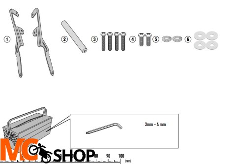 KAPPA POPRZECZKA MONTAŻ TOREB I MOCOWAŃ GPS/SMART