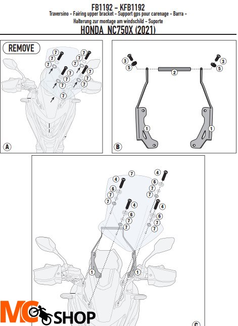 KAPPA POPRZECZKA MONTAŻ TOREB I MOCOWAŃ GPS/SMART