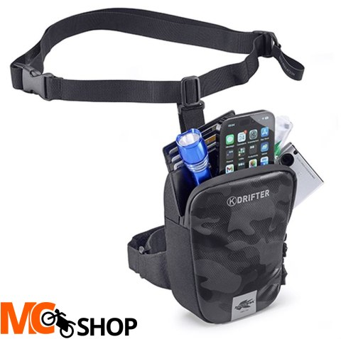 KAPPA TORBA NA UDO DRIFTER 1.5L CZARNY