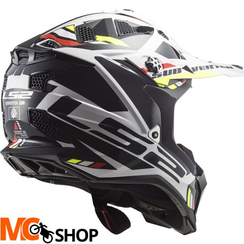 LS2 KASK OFF-ROAD MX700 SUBVERTER EVO STOMP WH BLA