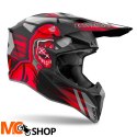 AIROH KASK OFF-ROAD WRAAAP CYBER RED MATT