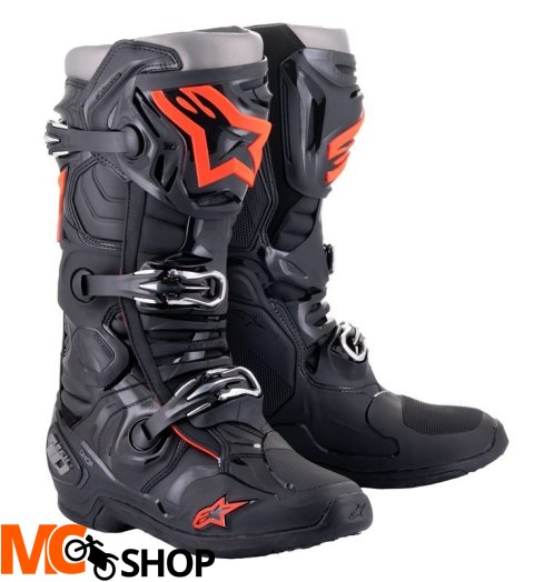 ALPINESTARS BUTY OFF-ROAD TECH 10 BLACK/FLUO RED