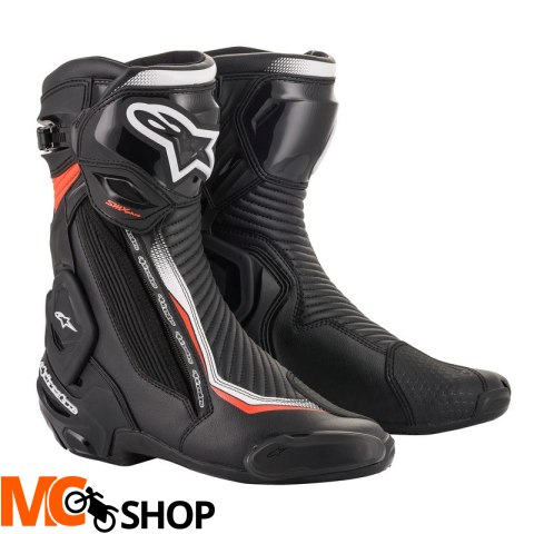 ALPINESTARS BUTY SMX PLUS V2 BLACK/WHITE/FLUO RED