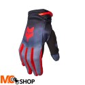 FOX RĘKAWICE JUNIOR 180 INTERFERE GLOVE GREY/RED