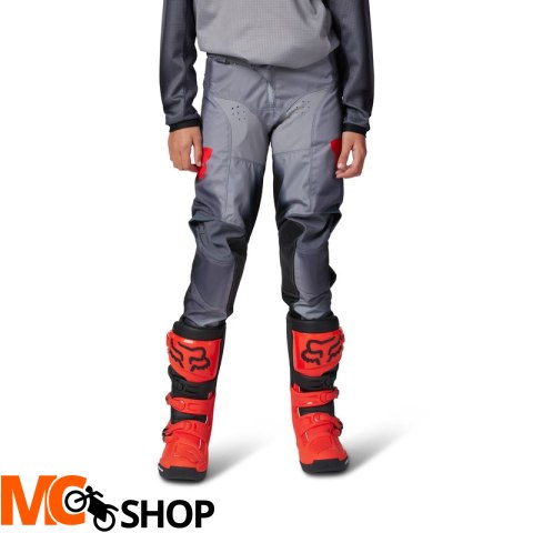 FOX SPODNIE OFF-ROAD JUNIOR 180 INTERFERE GREY/RED