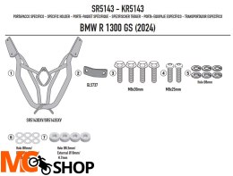 KAPPA STELAŻ KUFRA CENTRALNEGO BMW R 1300GS '24-