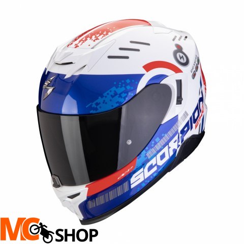 SCORPION KASK INTEGRALNY EXO-520 EVO TITAN WH/BL/R